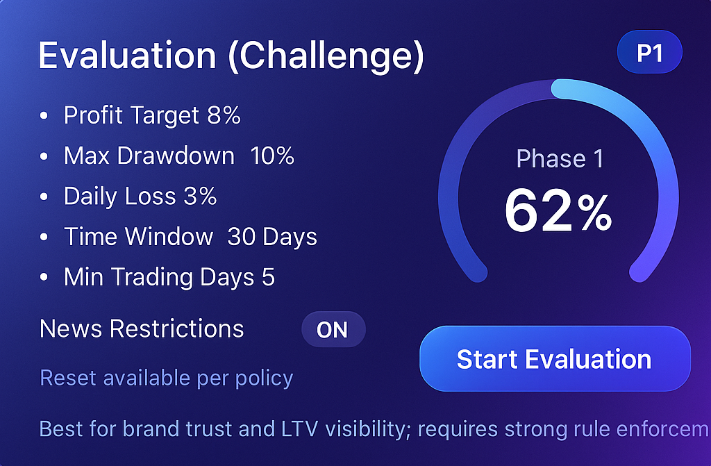Visual alur dan aturan model evaluation/challenge